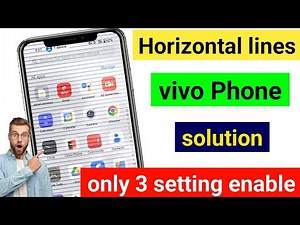 ⚠️how to fix horizontal lines on phone screen |🤬 vivo mobile display horizontal line problem | 2025
