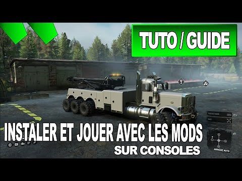 COMMENT INSTALER ET JOUER AVEC LES MODS SUR CONSOLES - SNOWRUNNER
