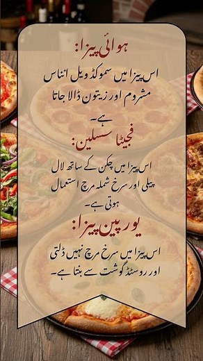 Pizza Guide! Basic types of pizzas to make and buy it with understanding.