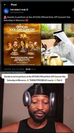 Davido's Performance at AFCON Kick-Off Concert in Morocco