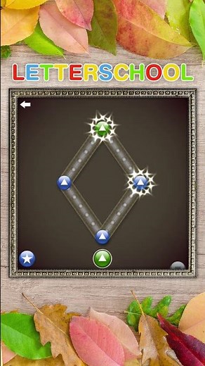 Learn to draw basic shapes - DIAMOND | Letter School Shape Games