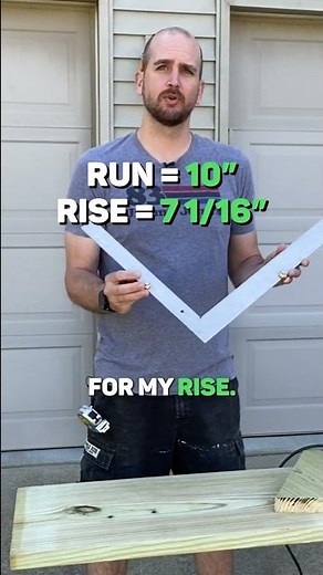 How To Plan Out Stair Stringers #shorts