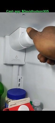 Changing water Filter(WF3CB) on Frigidaire power pure source 3