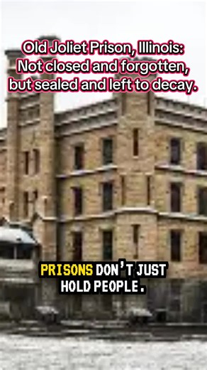 Built to confine and control, this massive stone prison once held thousands behind thick walls and iron bars. When it finally shut down, the gates closed, the noise stopped, and time took over. What remains are empty cellblocks, rusted bars, and a weight in the air that doesn’t leave with the people. This place doesn’t feel abandoned — it feels restrained. Would you walk through Old Joliet Prison alone… or not step inside at all? 👇 Comment ENTER or STAY OUT #darkhistory #abandoned #forgotten #a