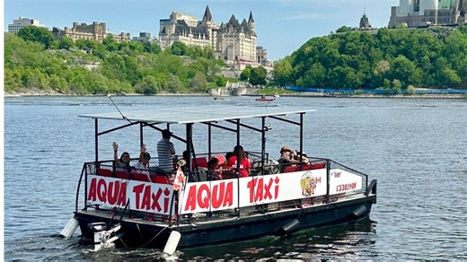 Tiki boat operator Palapa Tours hopes to offer free water taxi service between Ottawa and Gatineau