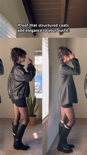 How a Structured Coat Changes Your Outfit — Before vs After!