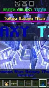 Add-on The galaxy Titan 1.20-1.21+ #minecraft #topaddons1