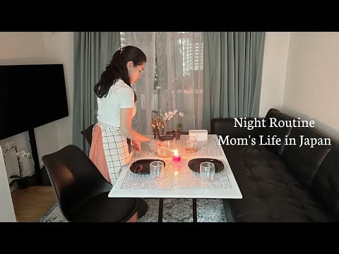 (Sub) Night Routine | Mom's life in Japan | Home Cooking and Self Care | Housework Motivation -ASMR