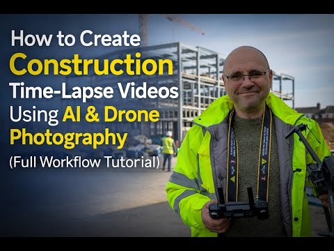 How to Create Construction Time-Lapse Videos Using AI & Drone Photography (Full Workflow Tutorial)