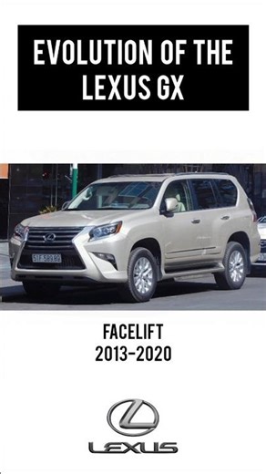 Evolution Of The Lexus Gx (2002-present) #lexus #lexusgx470 #lexuslovers #toyota #lexusclub