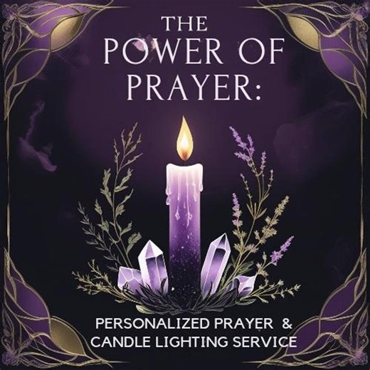 Personalized Prayer and Candle Lighting Service With PDF Photo and Message - Etsy