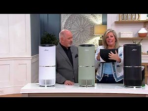 Hunter HP670 True HEPA Digital Tall Tower Air Purifier on QVC