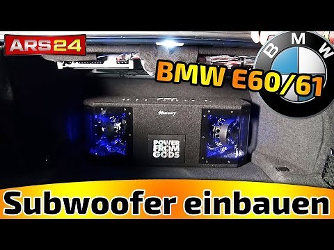 BMW E60 and E61 subwoofer and power amplifier retrofit I ARS24