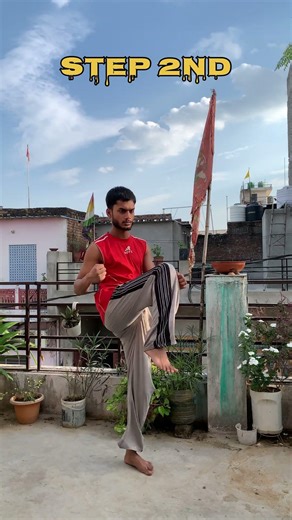 "First I confuse them, then I finish it." #Anuragcombat #KarateLife #FrontKick #martialartstraining