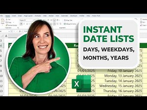 Use These Excel Tricks to List Dates Automatically (Autofill & Formulas)