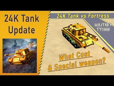 🔥New 24K Golden Tank in Roblox Military Tycoon