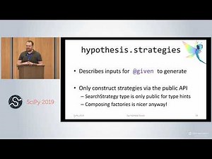 Test Research Code the Easy Way: By Generating Random Inputs with Hypothesis | SciPy 2019 |