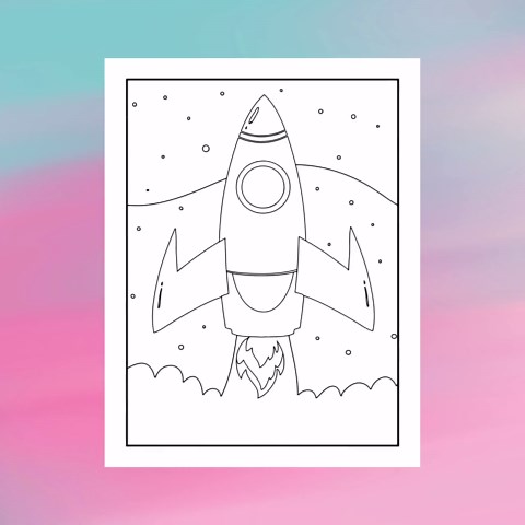 Space Coloring Book Printable Pages Kids Activity Sheets | Rocket Planet Files | Instant Download Bundle - Etsy