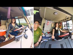 Female Bus Driver Xuemei: Daily Life Driving Passengers and Living on the Road