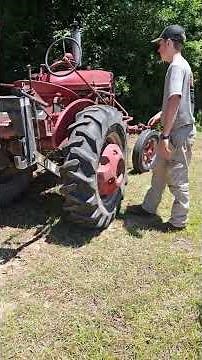 After market 3 point hitch on Farmall C. Hope this helps the next guy. please like and subscribe