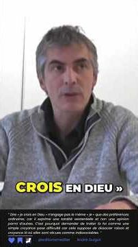 Faith is not an opinion; it is an existential totality.