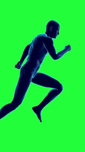 Man Running Green Screen Video || Running Human Clip || Chroma Key || Content For Creators