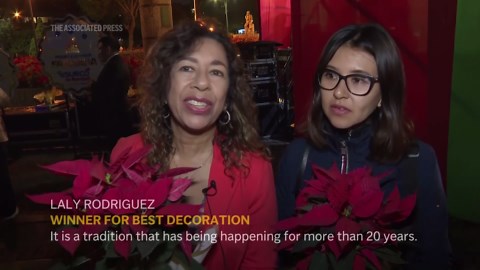 People flock to Peru street where Christmas lights are dazzling and award-winning