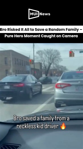 Mui News on Instagram: "This is what real courage looks like. A man (no name released yet) saw a family trapped in a burning vehicle after a crash and didn’t hesitate — he ran straight into the flames, smashed the window with his bare hands, pulled the kids out first, then went back for the parents. Smoke was pouring out, fire spreading fast, metal burning hot… but he kept going back in until everyone was safe. First responders arrived moments later and praised him for buying critical time — the