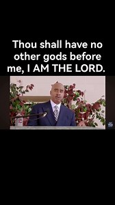 THOU SHALL HAVE NO OTHER GODS BEFORE ME, I AM THE LORD. | Sthembiso Zondi