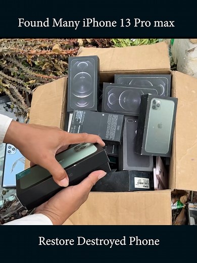 🤑Amazing Day🥰 Found A lots of iPhone 13 iPhone 13 Pro Max And Many Broken Phone From Garbage Dumpt!#reelsfb #reelsviral #reelsvideo #reelsinstagram #apple #smartphone | Restore Urphone