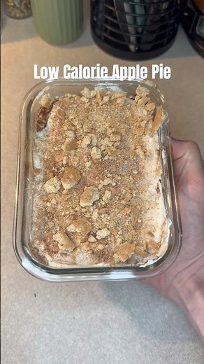 Low calorie apple pie