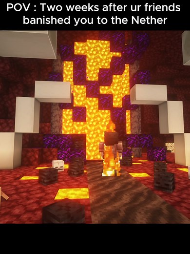 Banished from the Nether: A Minecraft Meme