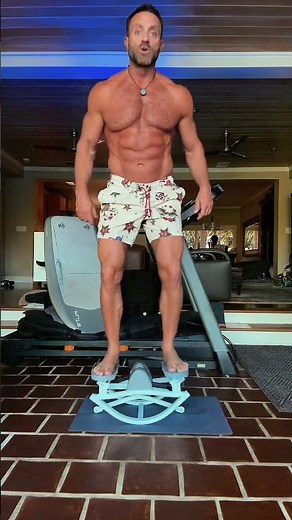 Train like an Olympic athlete from home with The Rock Stepper Side to Side Rocking Stepper Machine