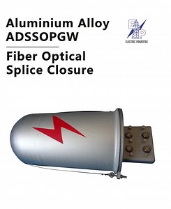 [Hot Item] Aluminum Alloy Metal Fiber Optic Splice Closure Mounted on Pole/Tower for Opgw/ADSS Cable