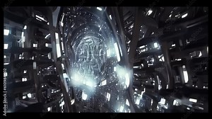 inside of digital computer, ai generated Stock Video