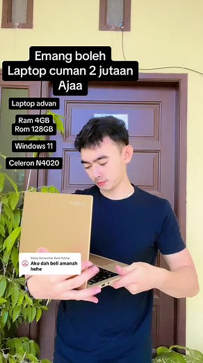 Laptop Advan Ram 4GB Rom 128GB Windows 11 Celeron N4020