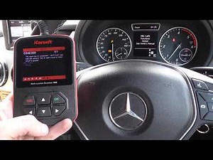 iCarsoft i980 Mercedes Diagnostic Tool ABS ESP Light Reset Guide