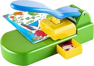 CYFUN DESIGN Puzzle Maker with 10 Adhesive Foam Picture & Photo Cutter, DIY Paper, Craft & Handmade Passer Puncher for 4x6 Puzzles