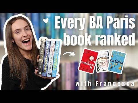 The ultimate ranking of all BA Paris' books, reviewed with ⭐ rating! | booktube