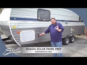 Shasta RV - Solar Panel Prep