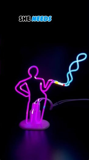 No one snitch to my mom okay? 🚬💡 #neon #glassart #cig #milwaukee #artshows