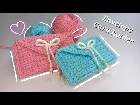 Crochet *Envelope* tutorial /Gift Card Holder