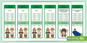 Spelling Bookmarks Level 4