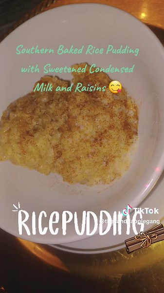 Delicious Southern Baked Rice Pudding Recipe