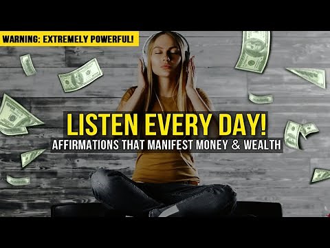 Affirmations to Manifest Money & Wealth ("Possibility Thinking" Affirmations) Law of Attraction