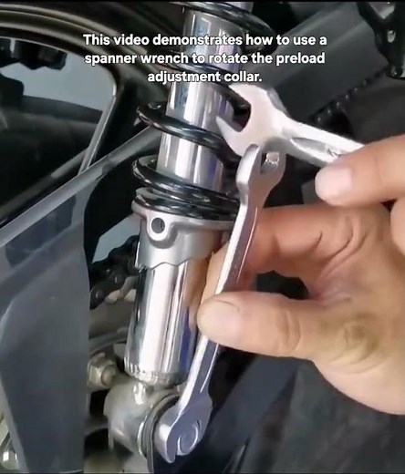 How to Adjust Motorcycle Rear Suspension Preload