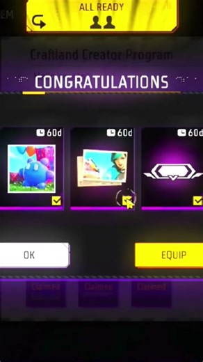 😱 Garena Send Me Free Diamond 💎 and Gift 🎁 🤑 VIP GAMERS #freefire #ytshort #shorts #craftland