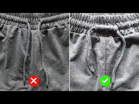 Easy & Simple Knot for Sweatpants