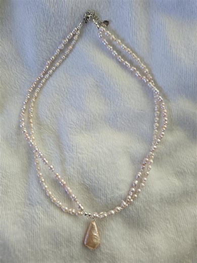 Double Baroque Full String Pearl Necklace - Etsy