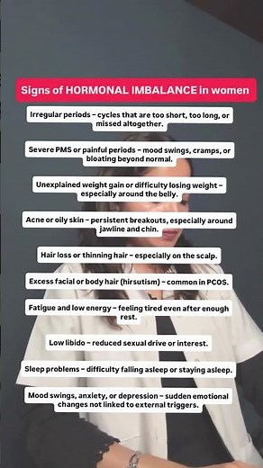 Signs of Hormonal Imbalance in Women